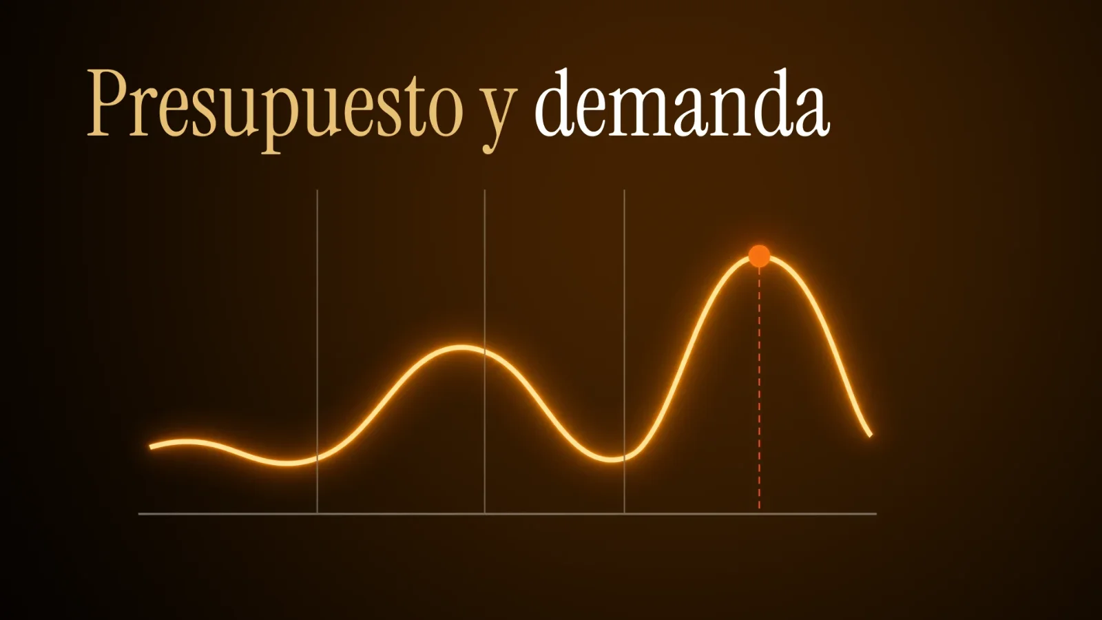 Curva de demanda anual con el pico del último trimestre señalado